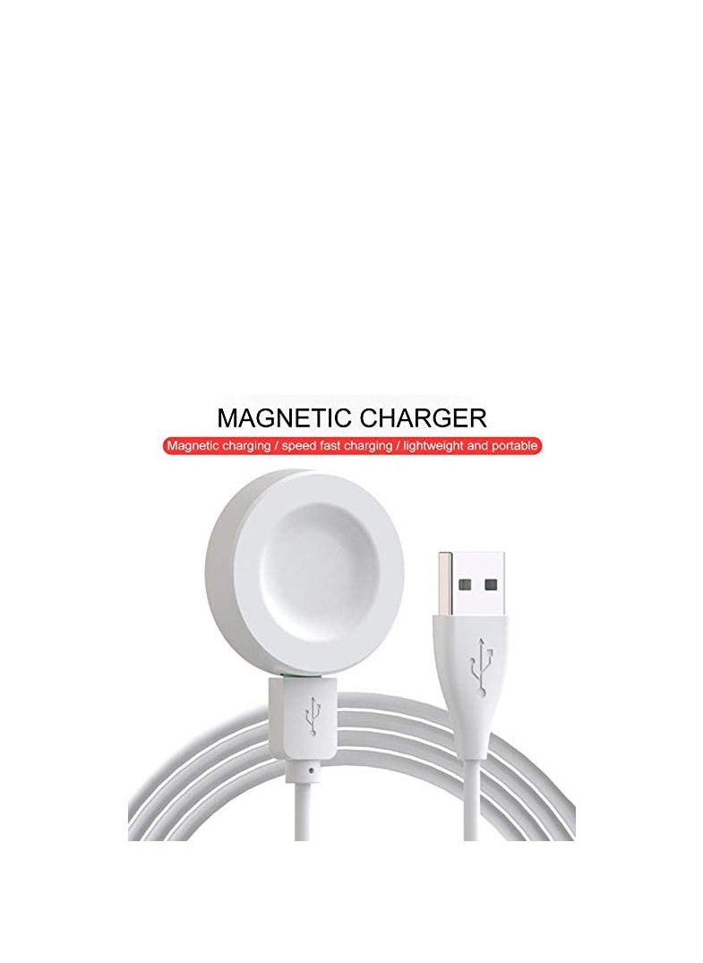 Watch Replacement Wireless Charging Dock for with Huawei GT3 46 2022 USB Charger 100cm - White  - Image 2