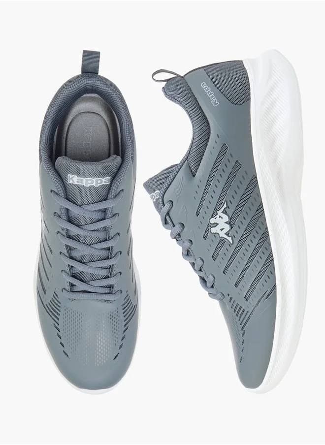 Kappa Men's Panelled Sports Shoes with Lace-Up Closure