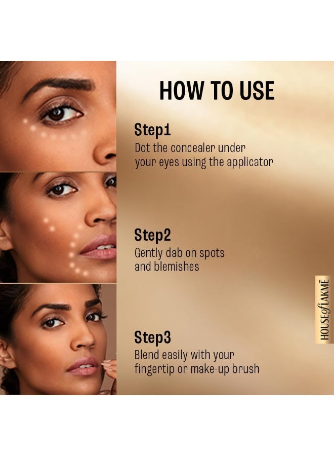 LAKME 9 TO 5 POWERPLAY PRIMING CONCEALER ALMOND 5.4ML - Image 4
