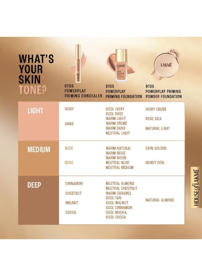 LAKME 9 TO 5 POWERPLAY PRIMING CONCEALER ALMOND 5.4ML - Image 5