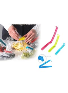 Fortane Fortane Plastic Sealing Pouch Clips FreshKeeping Clamp Sealer for Kitchen Can be stored Fresh Foods Snacks Chips or Coffee Bags Multicolor Pack of 18  - Image 3