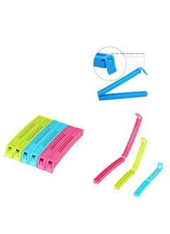 Fortane Fortane Plastic Sealing Pouch Clips FreshKeeping Clamp Sealer for Kitchen Can be stored Fresh Foods Snacks Chips or Coffee Bags Multicolor Pack of 18  - Image 5