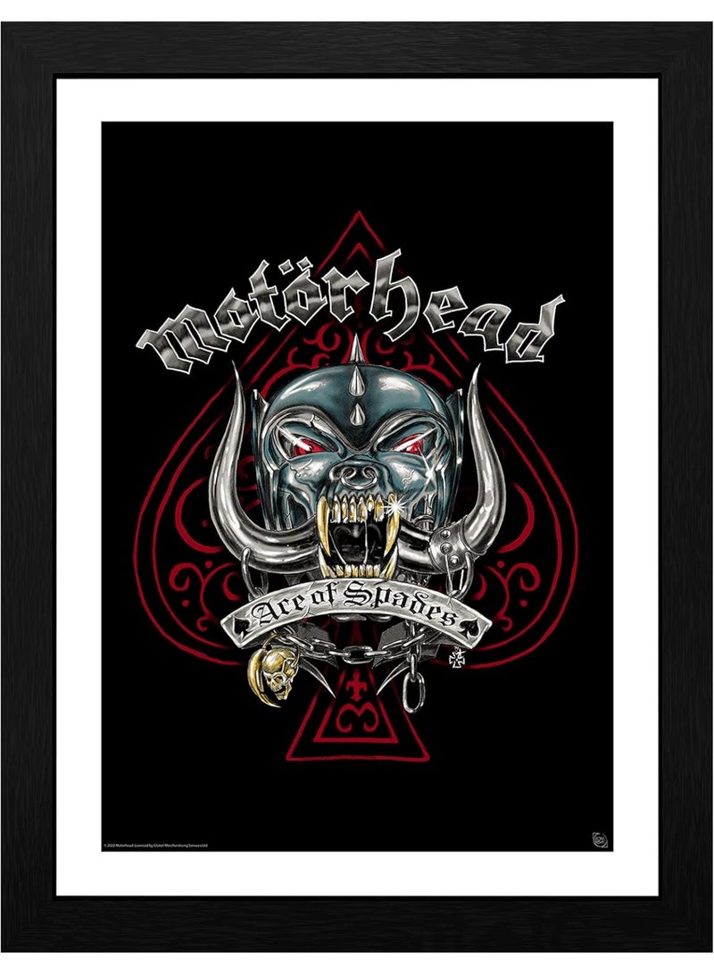 Motorhead Pig Tattoo 30 x 40cm Framed Collector Print