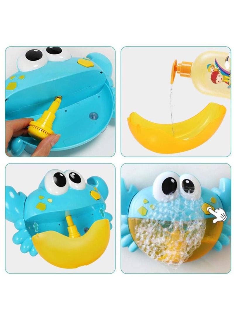 SYOSI - Crab Bubble Bath Maker for The Bathtub. Blows Bubbles and Plays 24 Childrens Songs  Baby, Toddler Kids Bath Toys Makes Great Gifts for Toddlers Sing-Along Bath Bubble Machine - Image 1