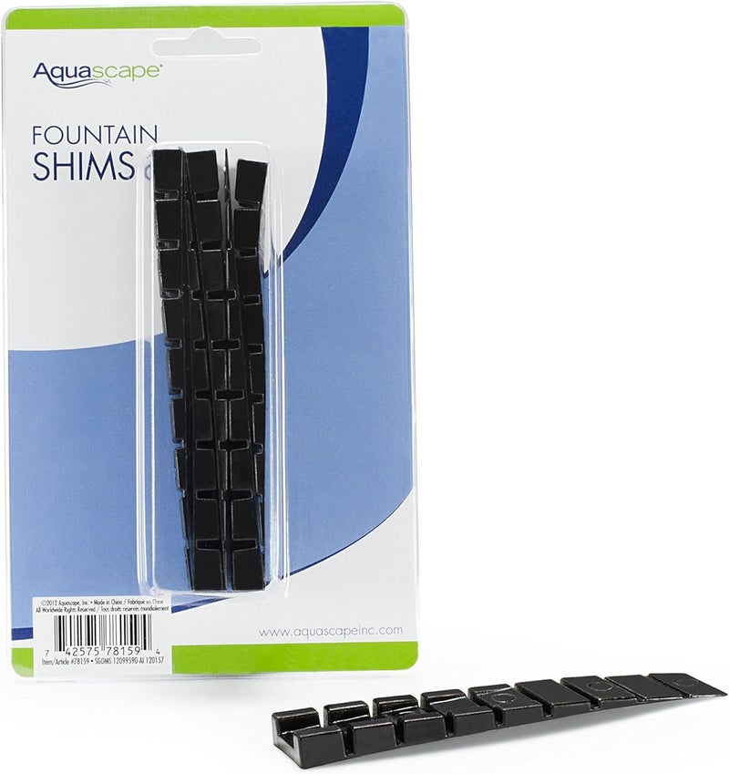 Aquascape Fountain Water Feature Leveling Shims 6 Pack Black  78159 - Image 2