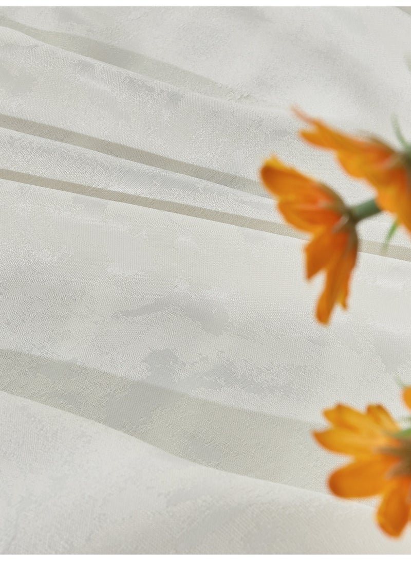 QBAID Sheer Privacy Curtains – Soft Light, Multiple Sizes & Three Top Styles for a Cozy Home - Image 3