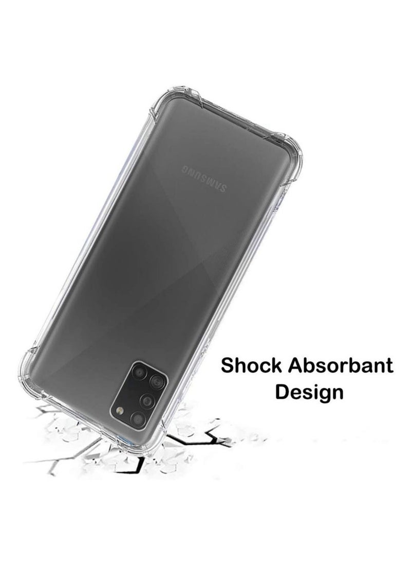 Raxoom Samsung Galaxy A31 Case Cover Protective Shock Absorption Bumper soft Transparent Case (Clear) - Image 2