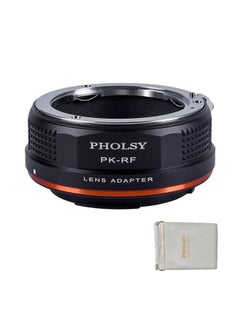 PHOLSY Lens Mount Adapter Compatible with Pentax K PK Lens to Canon EOS RF-Mount Camera Body for EOS R8, R50, R6 Mark II, R7, R10, R3, R5, EOS R5C, EOS R6, EOS R, EOS RP  - Image 1