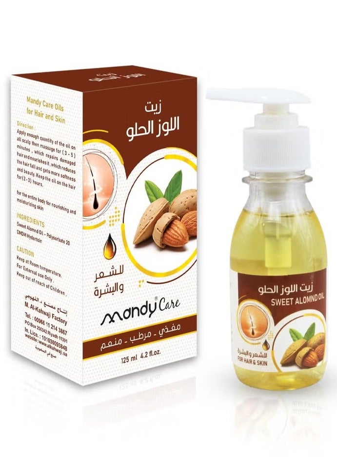 ماندي كير زيت اللوز الحلو للشعر والبشرة 125 مل - Image 1