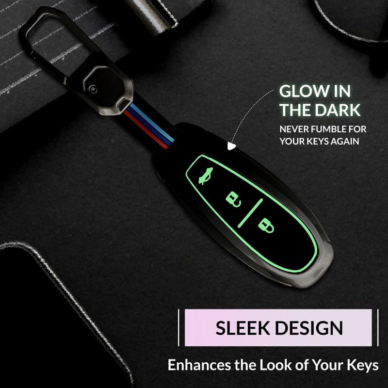 NEODRIFT 'KeyShield' Car Key Cover for Maruti Suzuki S-Cross (Shape 2, 03 Buttons) (Durable, Stylish, and 360° Protection) - Image 4