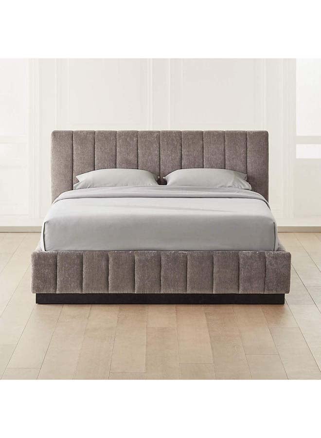 Al Home Royal Collection: Swedish Wood Queen Bed - Regal Brown Tranquility (180x200x140) by Alhome