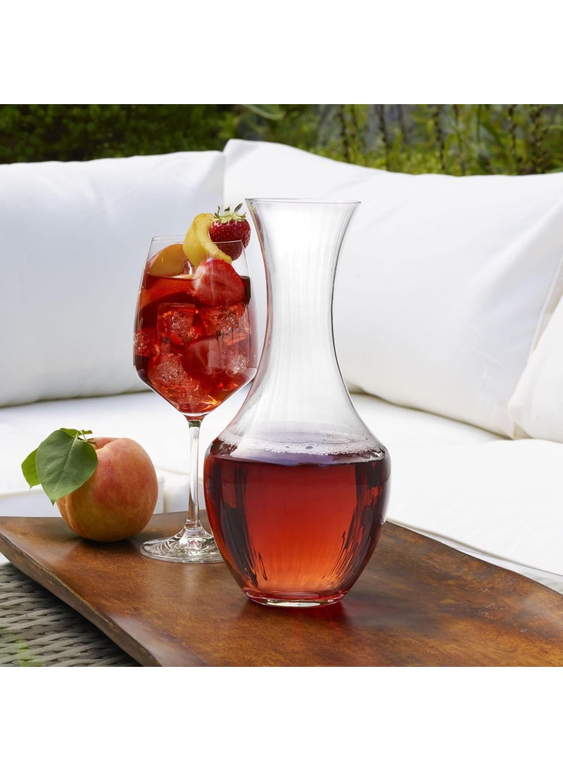 Mikasa Mikasa Gail Optic 45Ounce Carafe Decanter  LeadFree Crystal Dishwasher Safe Excellent for Wine Spirits Water Beverages  Ideal for Casual  Formal Gatherings Wine Gift Wine Accessories  - Image 4