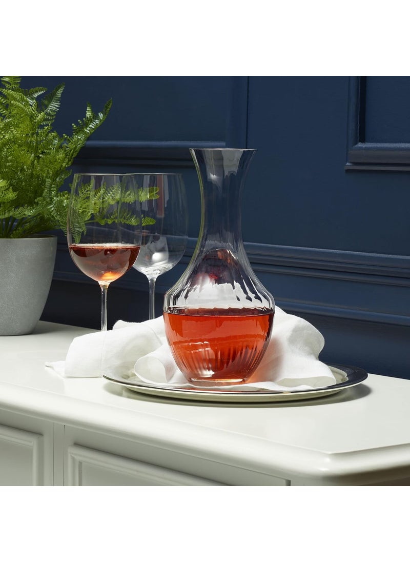 Mikasa Mikasa Gail Optic 45Ounce Carafe Decanter  LeadFree Crystal Dishwasher Safe Excellent for Wine Spirits Water Beverages  Ideal for Casual  Formal Gatherings Wine Gift Wine Accessories  - Image 5