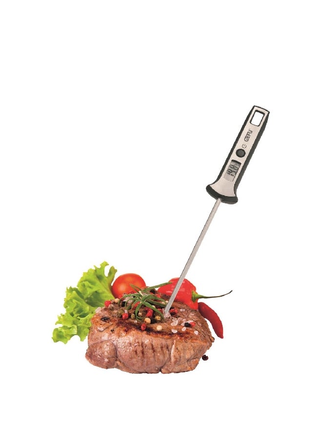 GEFU - Scala Easily Readable LCD Display Digital Thermometer Silver 21820 - Image 1