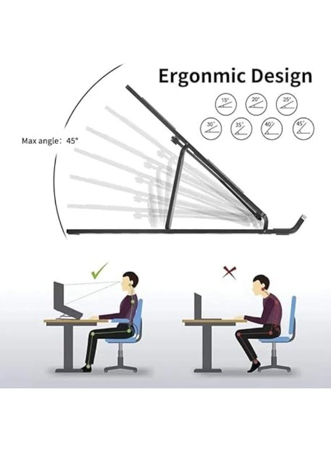 Adjustable Computer Stand - Comfortable Support and Optimal Height to Improve Posture and Increase Productivity B - Image 4
