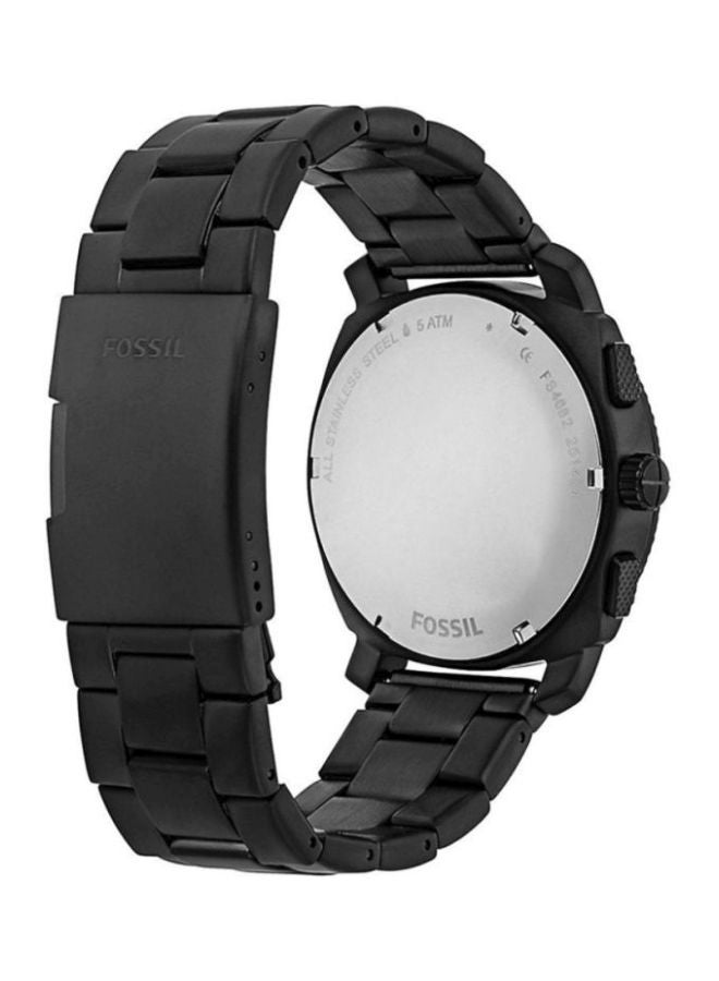 FOSSIL Men Machine Water Resistant Chronograph Watch FS4682 - 42 mm - Black - Image 3