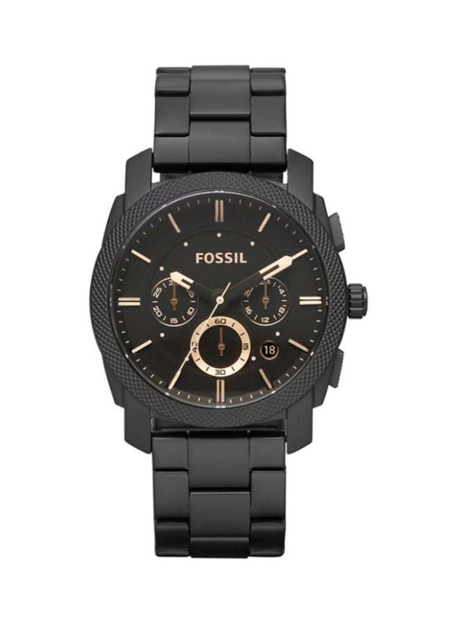 FOSSIL Men Machine Water Resistant Chronograph Watch FS4682 - 42 mm - Black - Image 1