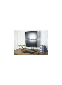 TechFort Dual Vertical DeskTop Stand For LCD Monitor For Below 32 Inch Black  - Image 3