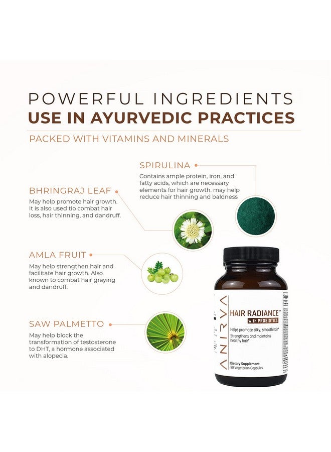 ANIRVA Hair Loss Vitamin Hair Growth Supplement For Thicker Stronger Hair Premium Formula With Biotin Horse Tail Extract + 20 Other Ingredients Known To Stop Hair Loss & Create A Healthy Scalp & Hair - Image 5