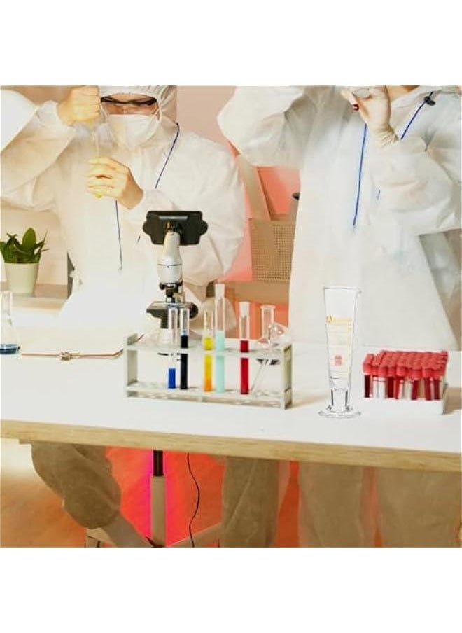 20ml Lab Graduated Measuring Cup With Spout Wide Mouth Glass Conical Beaker Liquid Dispenser Measuring Cylinder Experiment Tool For School Science