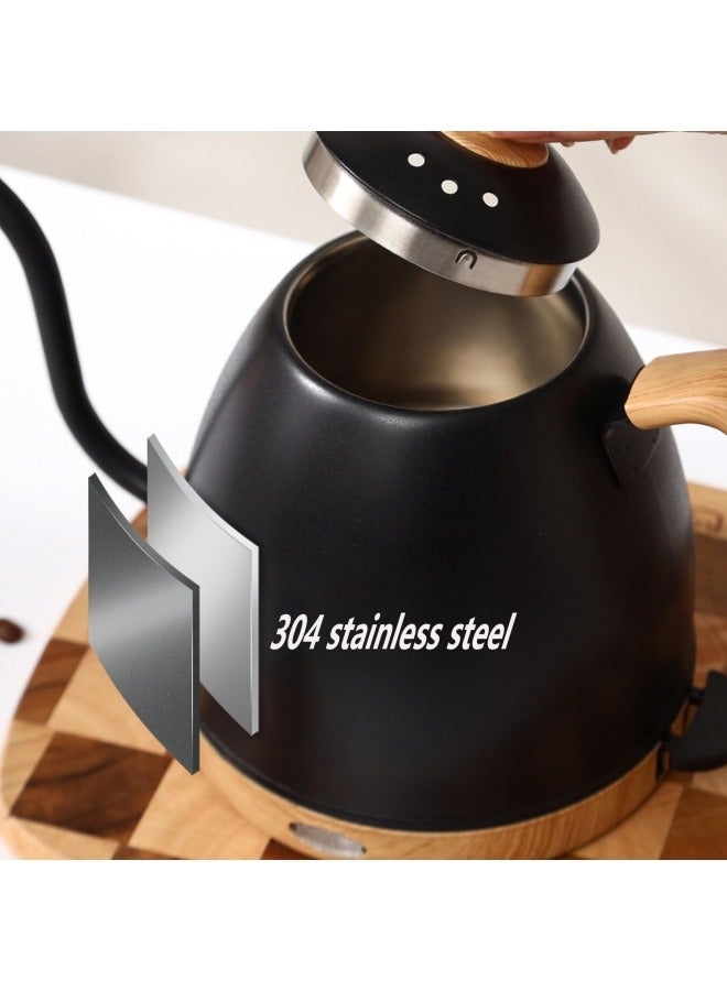 GGEROU Electric kettle,kettle,Electric Gooseneck Thermostatic Kettle Adjustable Digital Temperature Control,Anti-Dry Boil Protection,800ml White - Image 5