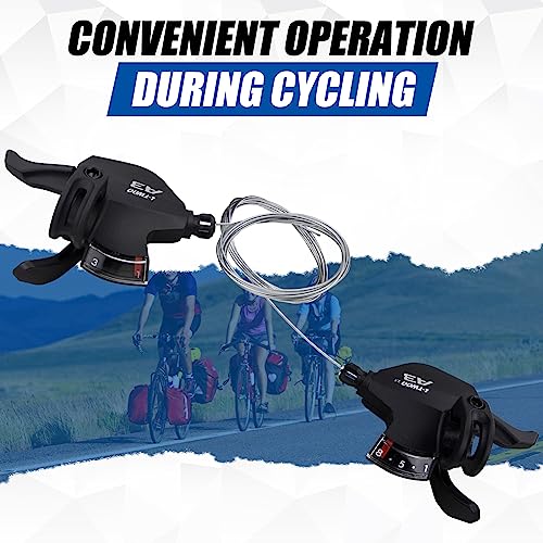 WEEROCK Bike Shifter Lever 24 Speeds 3x8 Thumb Gear Shift Lever for Mountain Bicycle - Image 5