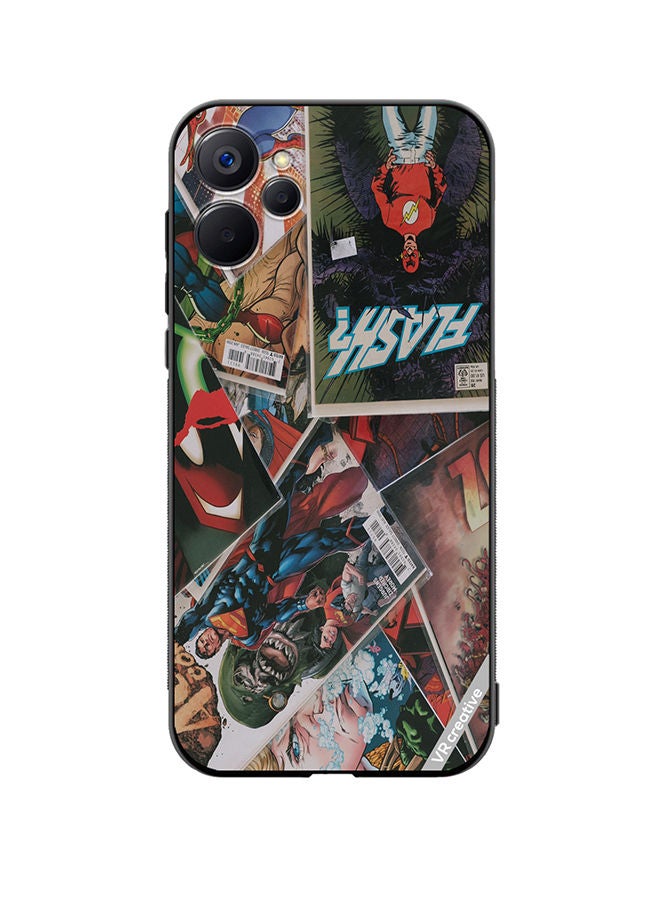 VR CREATIVE Protective Case Cover For Realme 9i 5G Marvel Comic Design Multicolour - Image 1