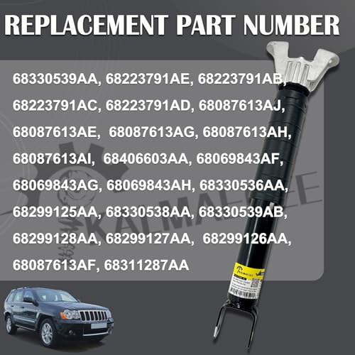 Kalmaegee 2PCS Rear Suspension Shock Absorbers Struts for Durango 2014-2023 (Only for Upper mount #68311287AA) 68223791AE 68223791AB 68223791AC - Image 2