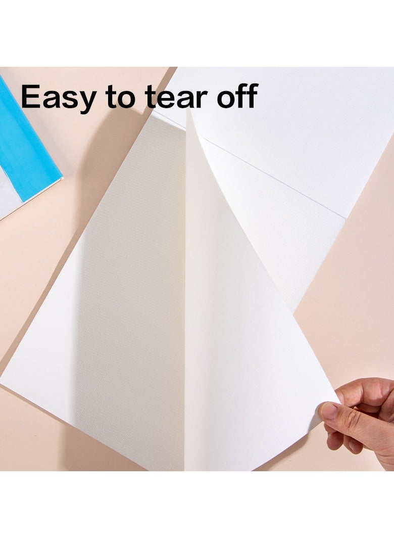 Dmast EC363 Dmast A4 Watercolor Paper Pad 鈥?12 Sheets | 300gsm Cold Pressed Paper | Clear Texture | Scratch Resistant | Excellent Coloring & Water Absorption | Acid-Free & Wrinkle-Resistant - Image 5