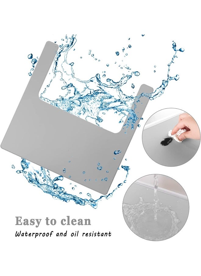 Lomgwumy Lomgwumy High Chair Placemat, Durable High Chair Placemat Silicone, Clean and Hygienic, Suitable for IKEA Antilop Highchai, for Toddlers and Babies (Light Gray)  - Image 3