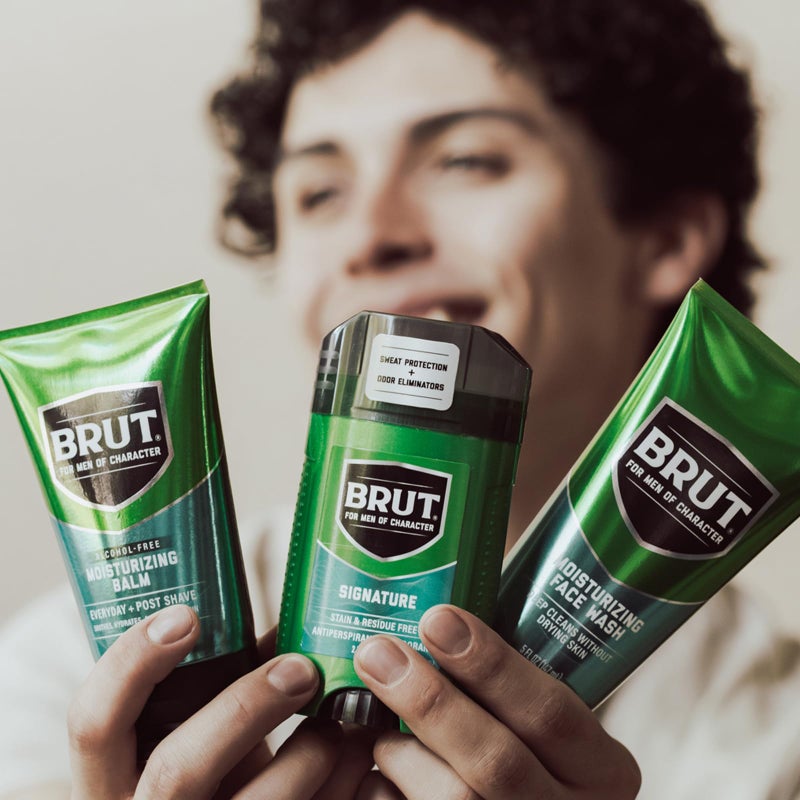 BRUT رائحة برت سينيجر مضاد للتعرق ومزيل العرق - عصا مزيل عرق معطرة للرجال - حماية قوية من العرق - يقضي على الروائح - 2.7 أونصة - Image 5