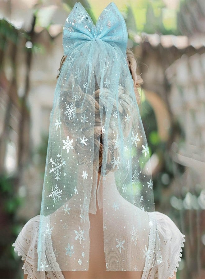 كيلشي طوق رأس كيلشاي الأزرق، فيونكة، طرحة، تيجان مرصعة بأحجار الراين، طرحات، إكسسوارات شعر الزفاف - Image 2