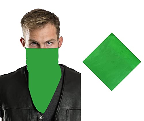 BISMAADH Solid Organic Bamboo Bandana Soft, Breathable & Antimicrobial 100% Cotton Unisex Scarf Bandana - Unisex Pack of 1 - Image 1