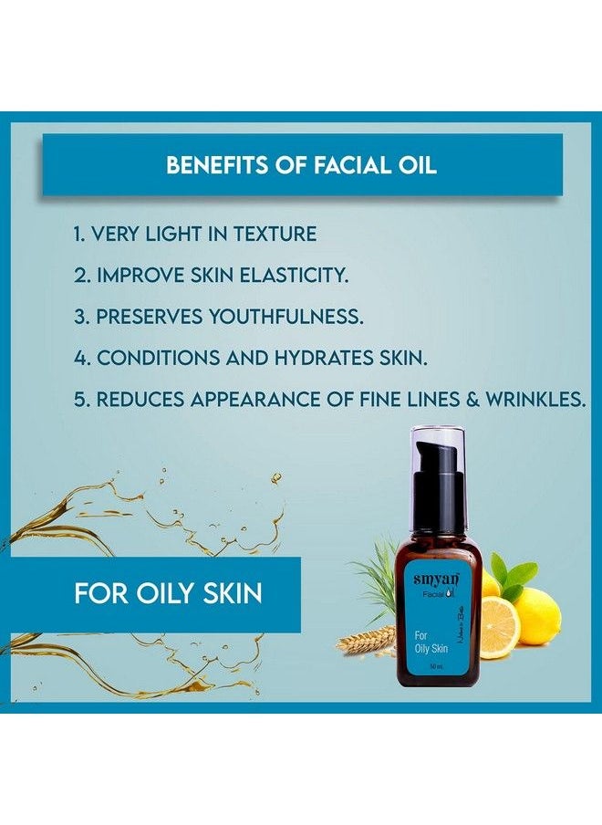 Smyan - Facial Oilinface Serum With Face Oil For Oily Skin Youthful Nourishes And Glowing Skin Boosts Collagen & Elasticity With Anti Aging Properties 50Ml - Image 1