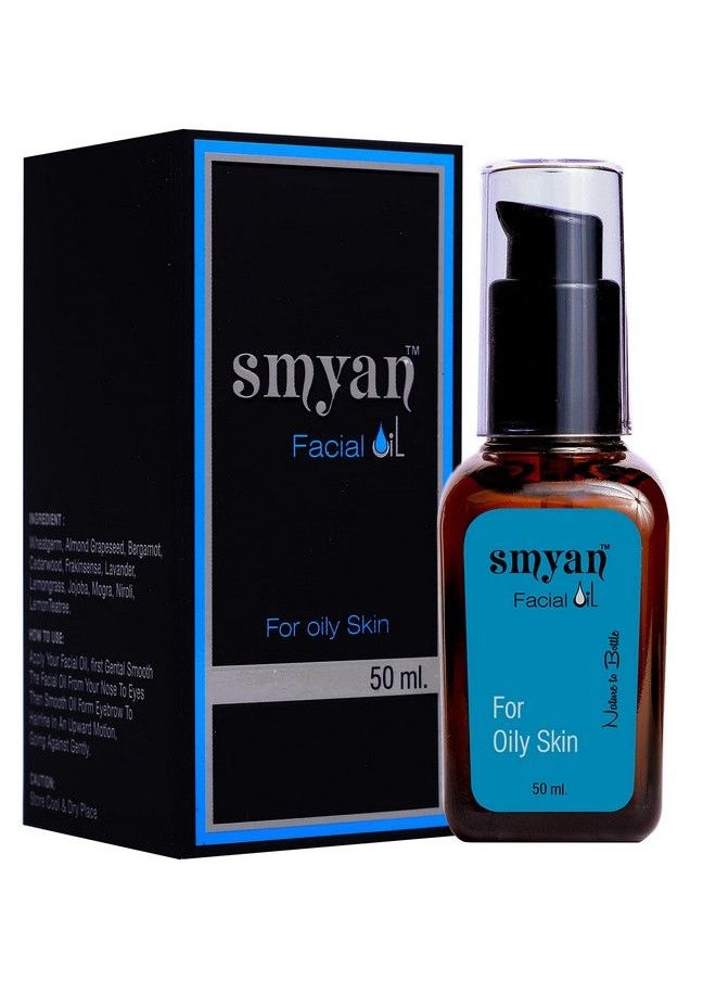 Smyan - Facial Oilinface Serum With Face Oil For Oily Skin Youthful Nourishes And Glowing Skin Boosts Collagen & Elasticity With Anti Aging Properties 50Ml - Image 1