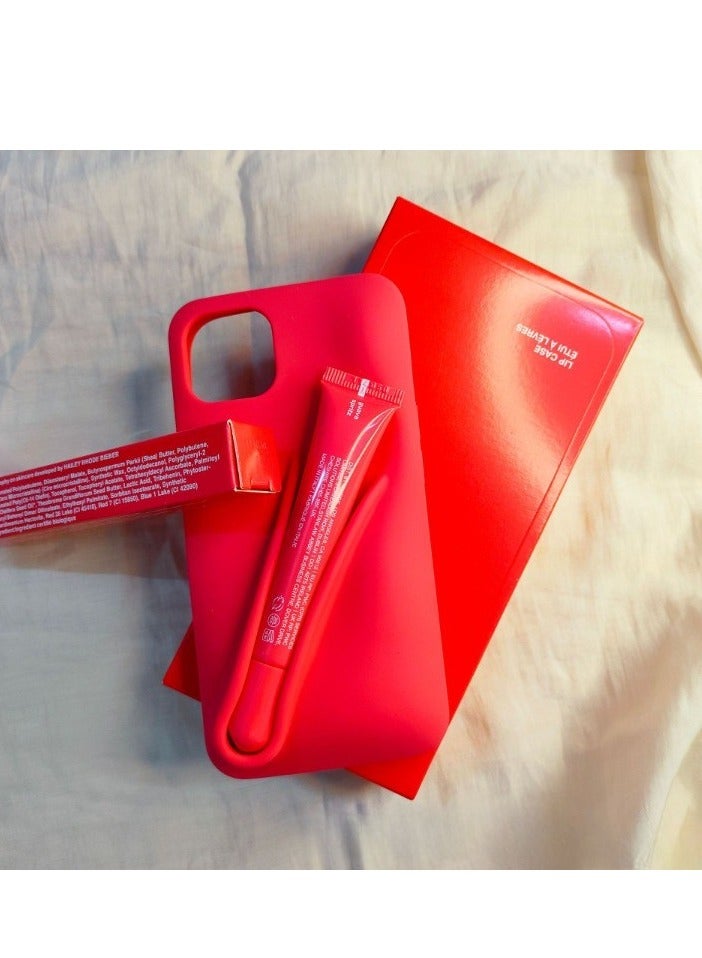 rhode Simple Lip Support Adhesive Iphone Mobile Phone Case, Mobile Phone Lip Gloss Rubber Case, Moisturizing Lipstick Lip Support(GuavaSpritz)  - Image 1