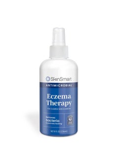 SkinSmart Antimicrobial Eczema Therapy with Hypochlorous Acid, Removes Bacteria so Skin Can Heal, for Adults, Kids and Seniors, 8 Ounce Clear Spray  - Image 1