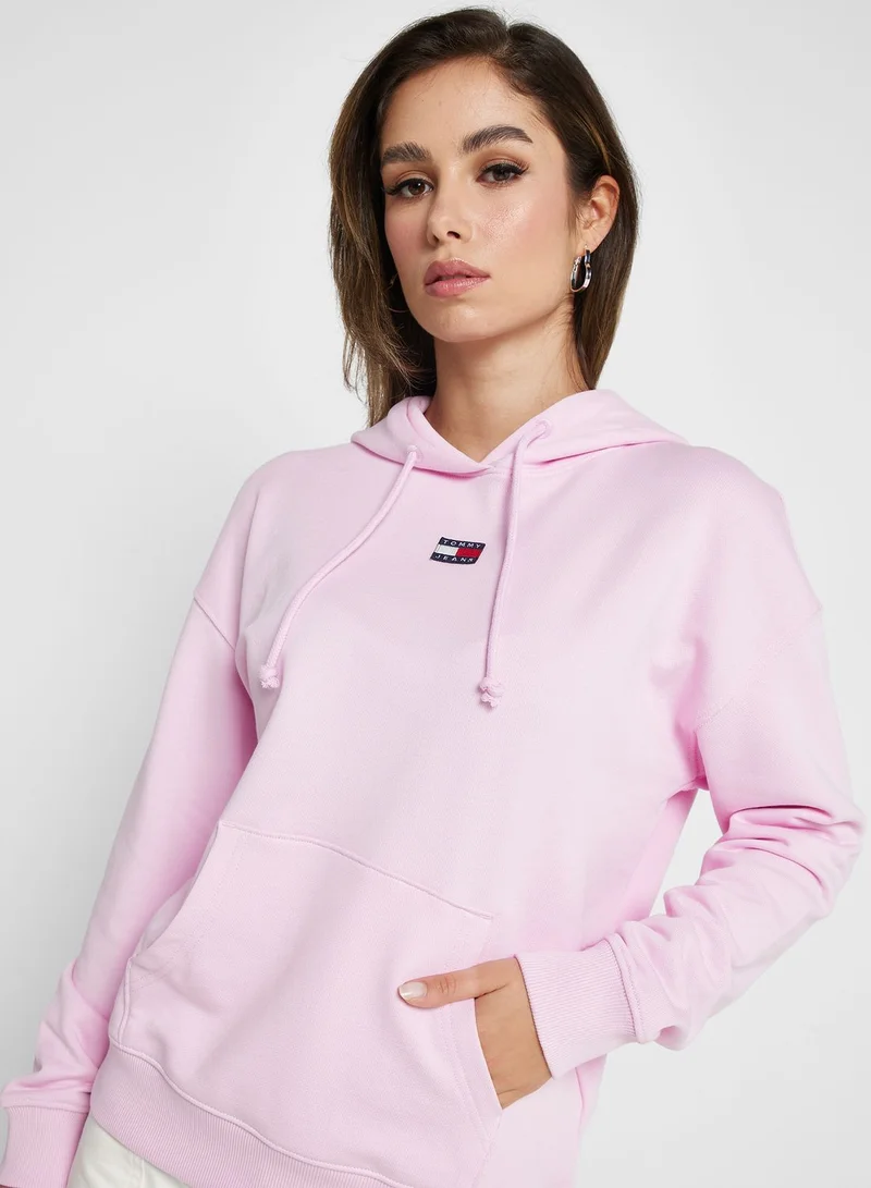 TOMMY JEANS Logo Knitted Hoodie