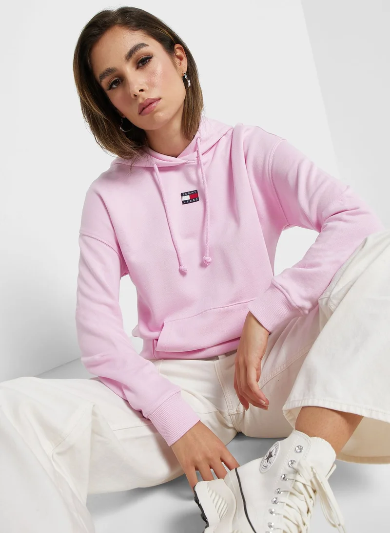 TOMMY JEANS Logo Knitted Hoodie