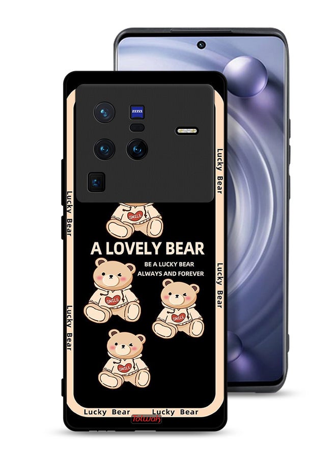 Tolwak Vivo X80 Pro Protective Case Cover A Lovely Bear - Image 1
