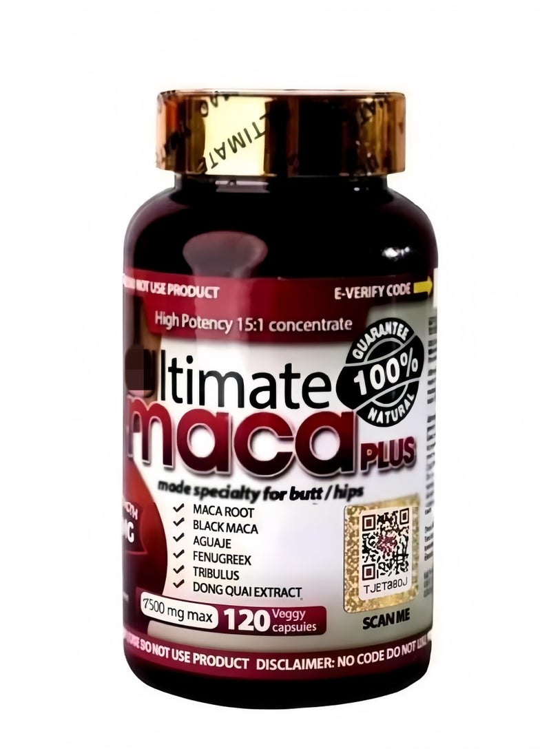 Ultimate Maca Pills Natural Beauty Supplement for Women Wellness Vitality and Glow