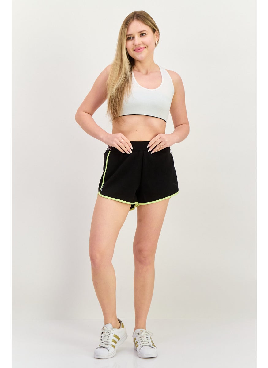 PUMA Women Sportswear Fit Brand Logo Outdoor Shorts, Black  - Image 2