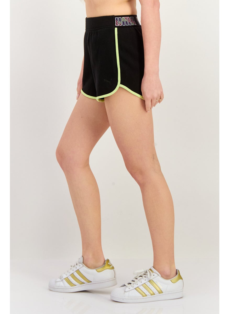 PUMA Women Sportswear Fit Brand Logo Outdoor Shorts, Black  - Image 3