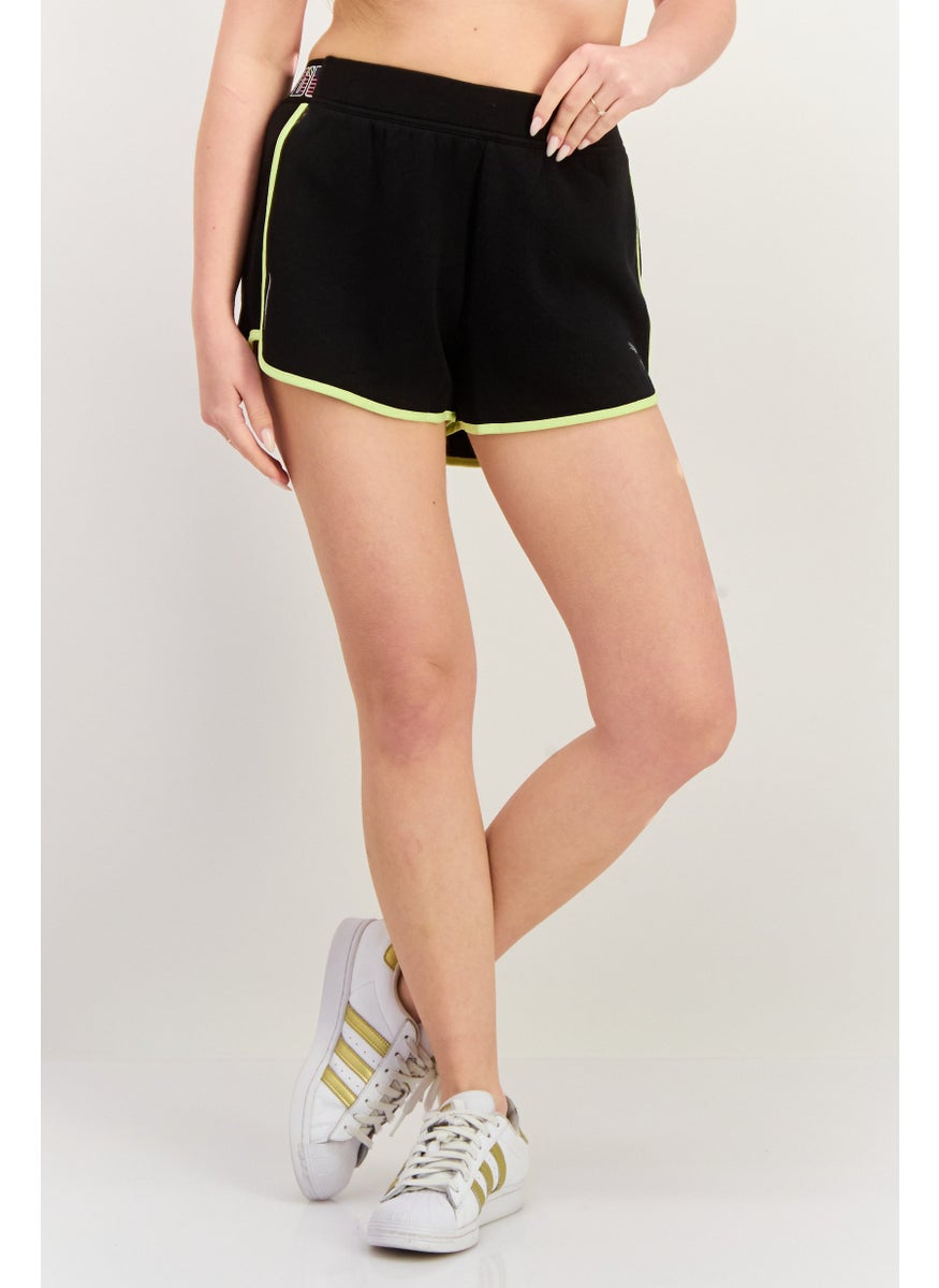PUMA Women Sportswear Fit Brand Logo Outdoor Shorts, Black  - Image 1