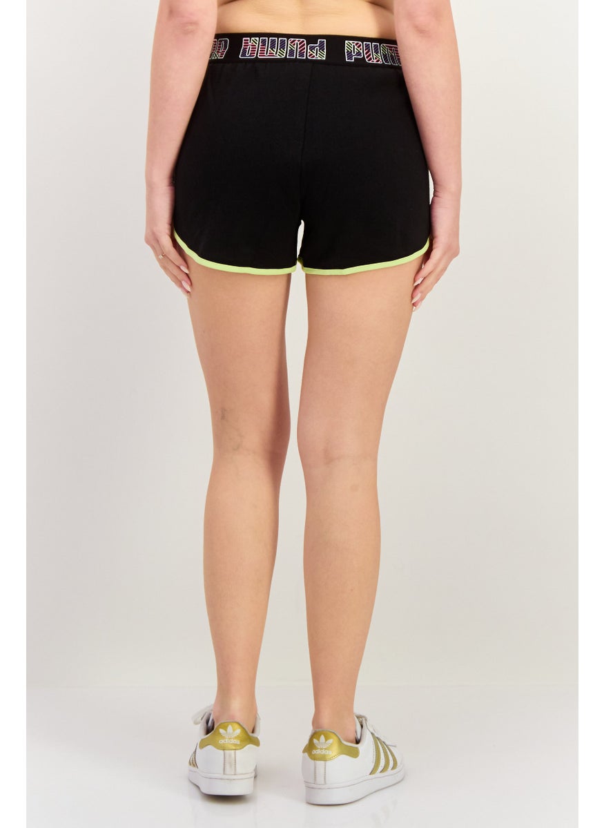PUMA Women Sportswear Fit Brand Logo Outdoor Shorts, Black  - Image 4