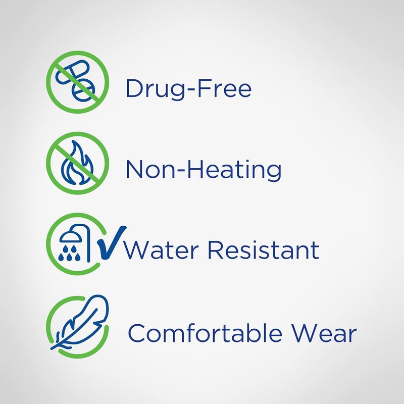 JointFlex لصقة FIT Therapy بالأشعة تحت الحمراء تدعم الحركة النشطة المستمرة للعضلات والمفاصل لمدة تصل إلى 5 أيام، مقاومة للماء، غير حرارية، خالية من الأدوية، 9 قطع، 3 مستطيلة، 6 دائرية - Image 3