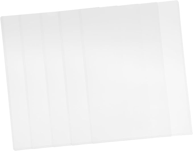 مجموعة واقيات الأوراق من PVC مقاس A4 5 قطع غلاف وثائق متين أغطية واقية - Image 1