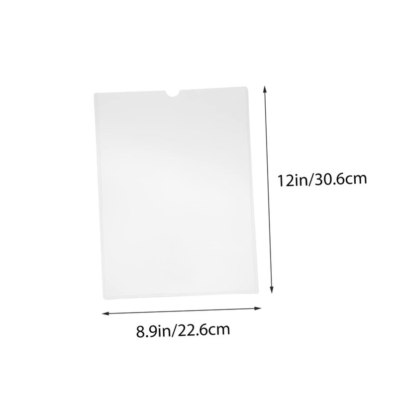 مجموعة واقيات الأوراق من PVC مقاس A4 5 قطع غلاف وثائق متين أغطية واقية - Image 3