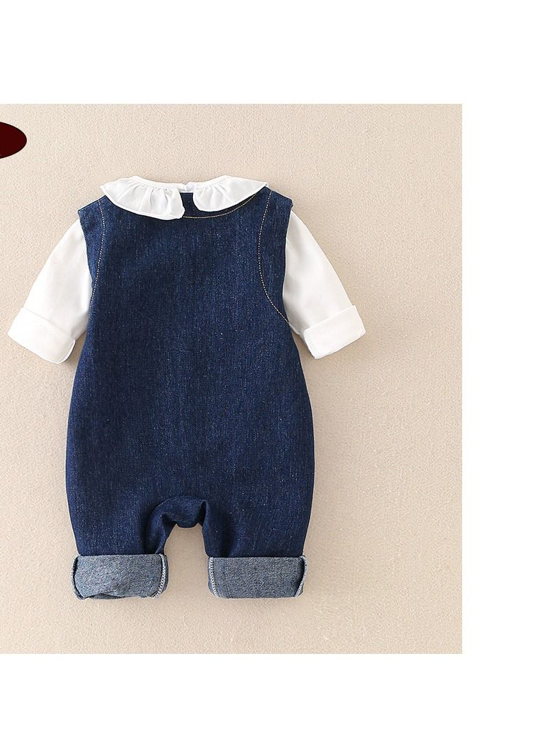 Loquat Baby Autumn Denim Jumpsuit  - Image 2