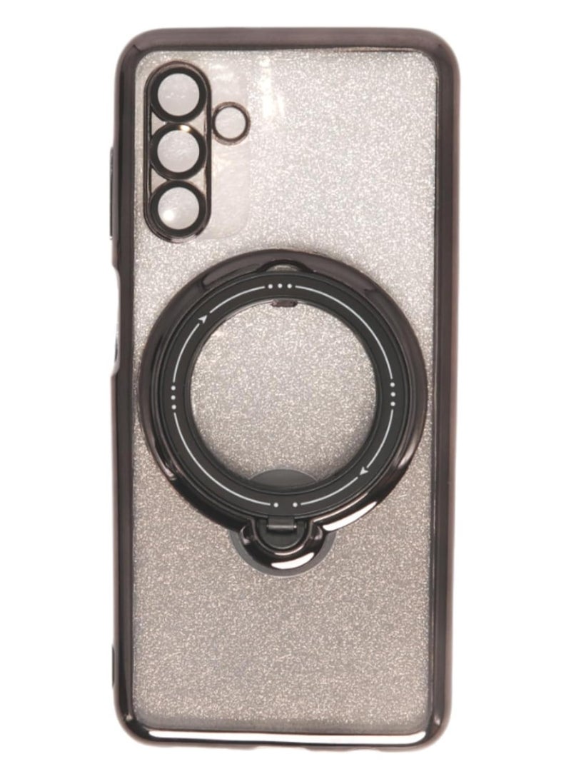 ليمتليس جراب لهاتف Samsung Galaxy A13 5G متوافق مع جراب مغناطيسي، غطاء حماية خلفي رفيع وناعم ومقاوم للخدش، جراب مغناطيسي غير مصفر ومضاد للصدمات، لون أسود متدرج - Image 1